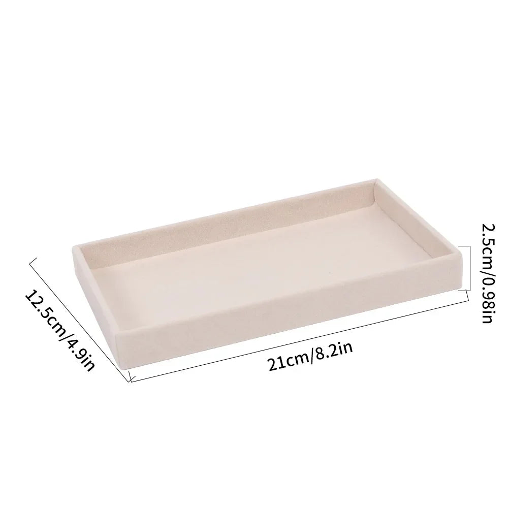 Velvet Jewelry Display Tray Case