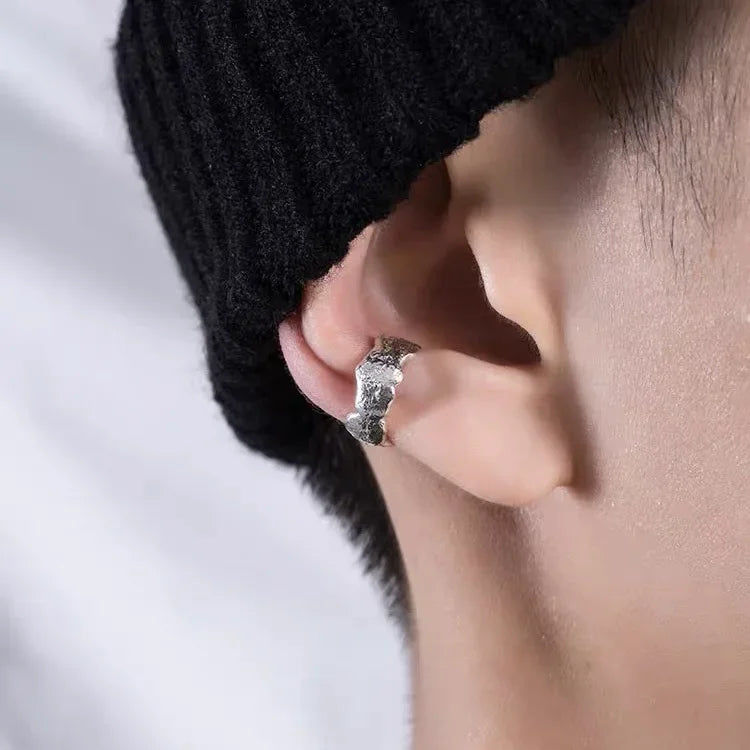 Stainless Steel Clip Earrings for Men and Women Trendy Jewelry