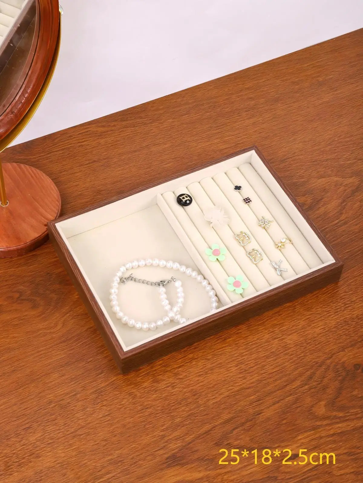 Multi-layer Wooden Jewelry Box