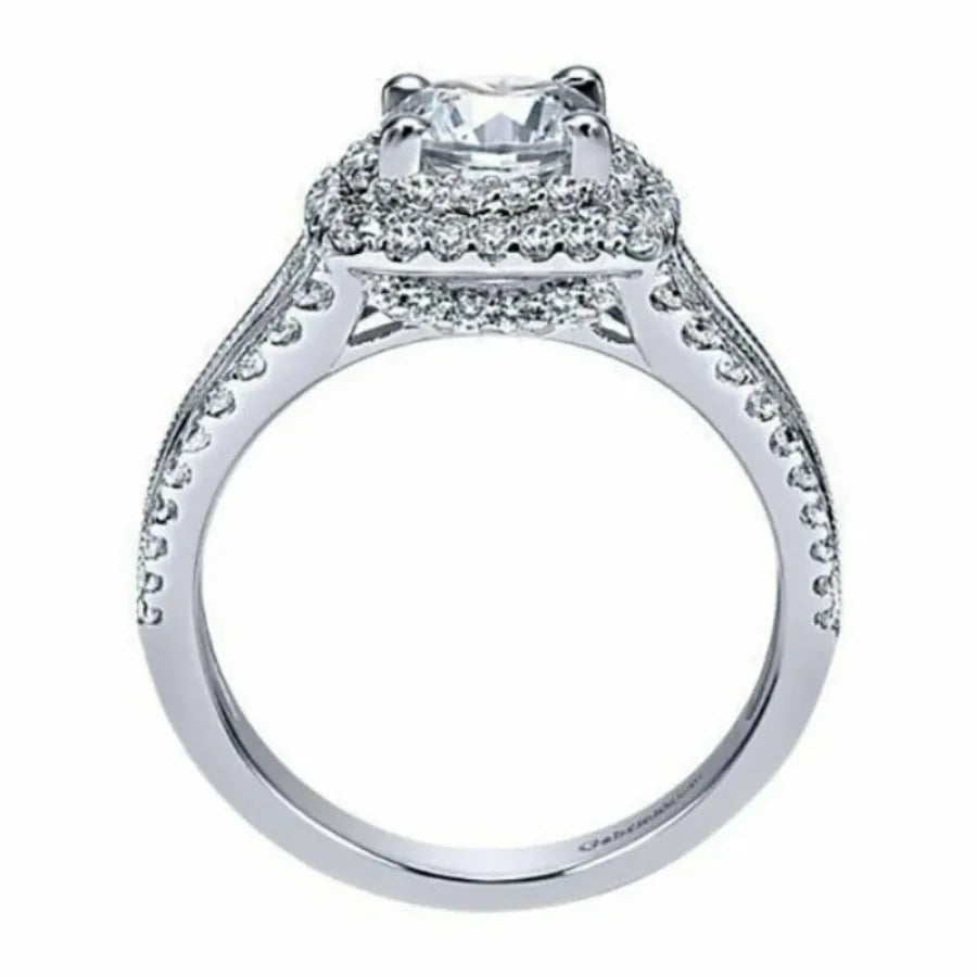 Stainless Steel Wedding Engagement Ring for Women Size 5-11