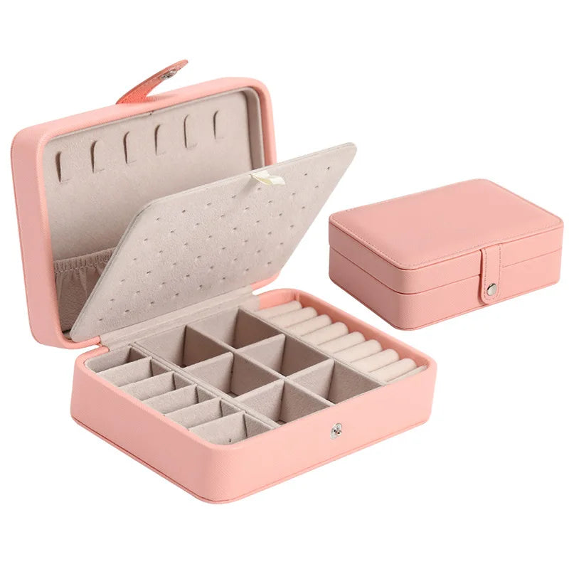 Leather Jewelry Box Organizer