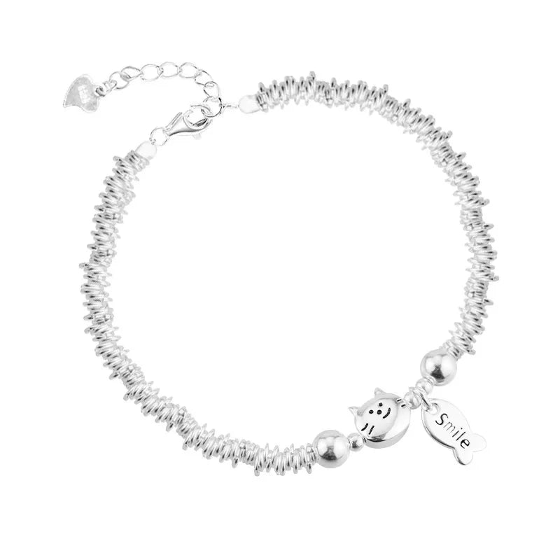 Sterling Silver Butterfly Bracelet by Ventfille for Girls