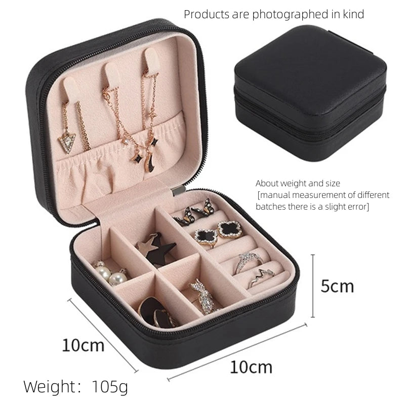 Single Layer Leather Jewelry Box