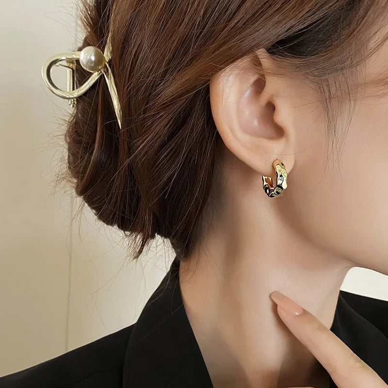 925 Sterling Silver Hoop Earrings for Women by REETI