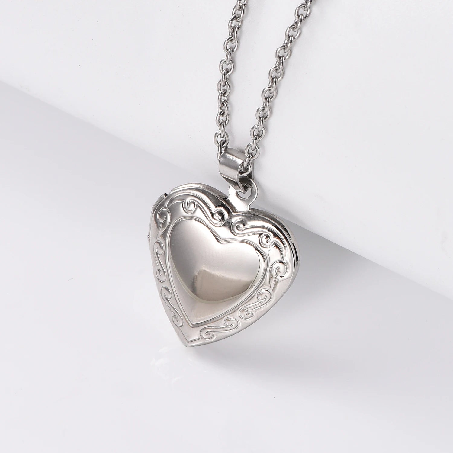 Love Heart Stainless Steel Pendant Necklace by HODARL
