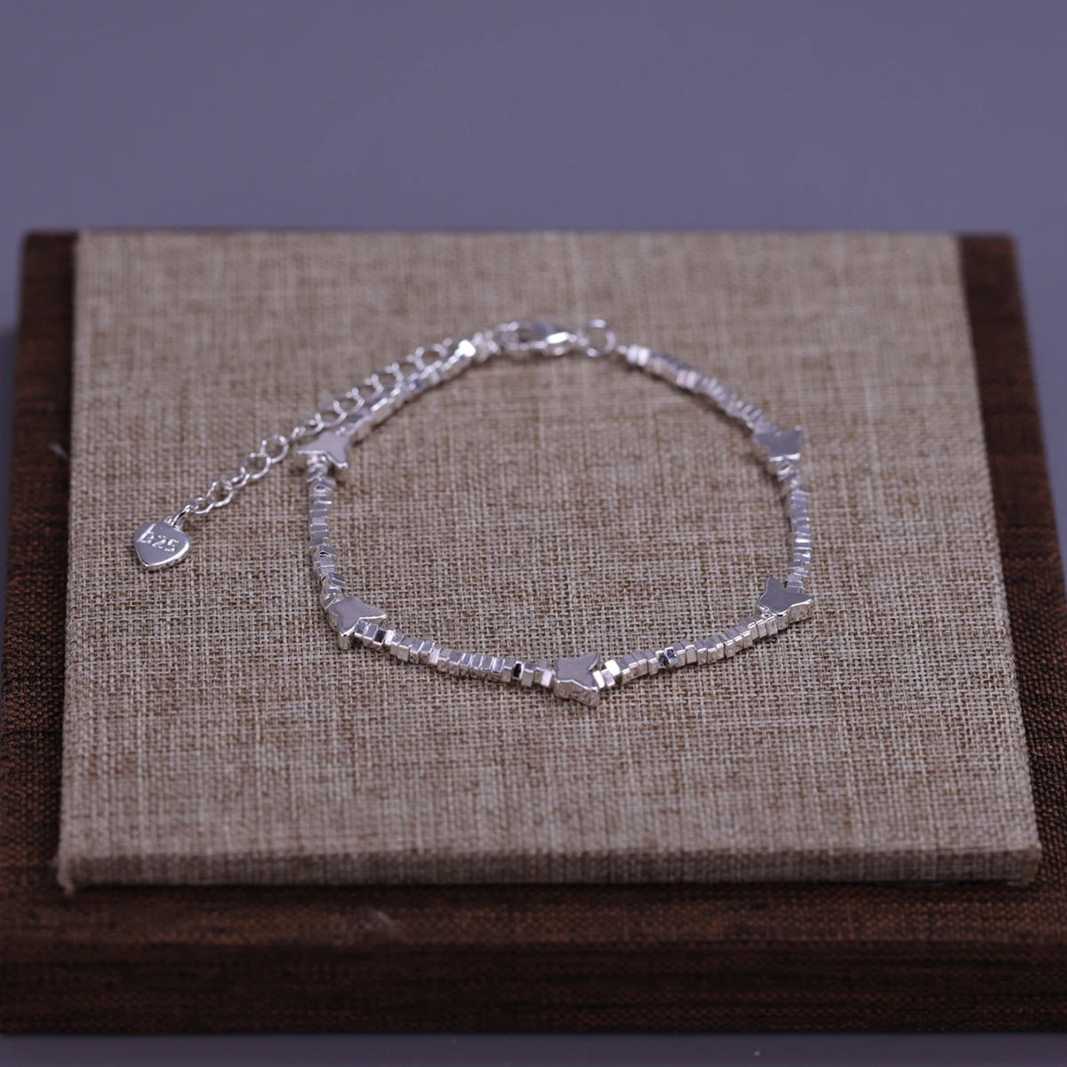 Sterling Silver Butterfly Bracelet by Ventfille for Girls