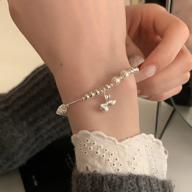 Sterling Silver Butterfly Bracelet by Ventfille for Girls