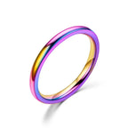 Titanium Wedding Rings for Women and Men - High Polished