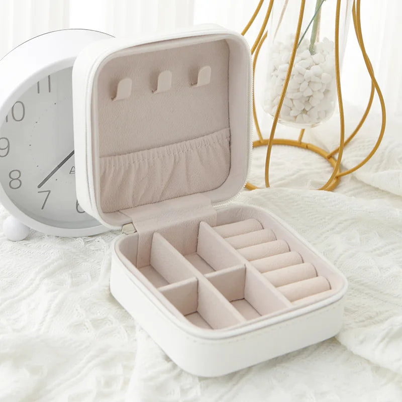 Single Layer Leather Jewelry Box