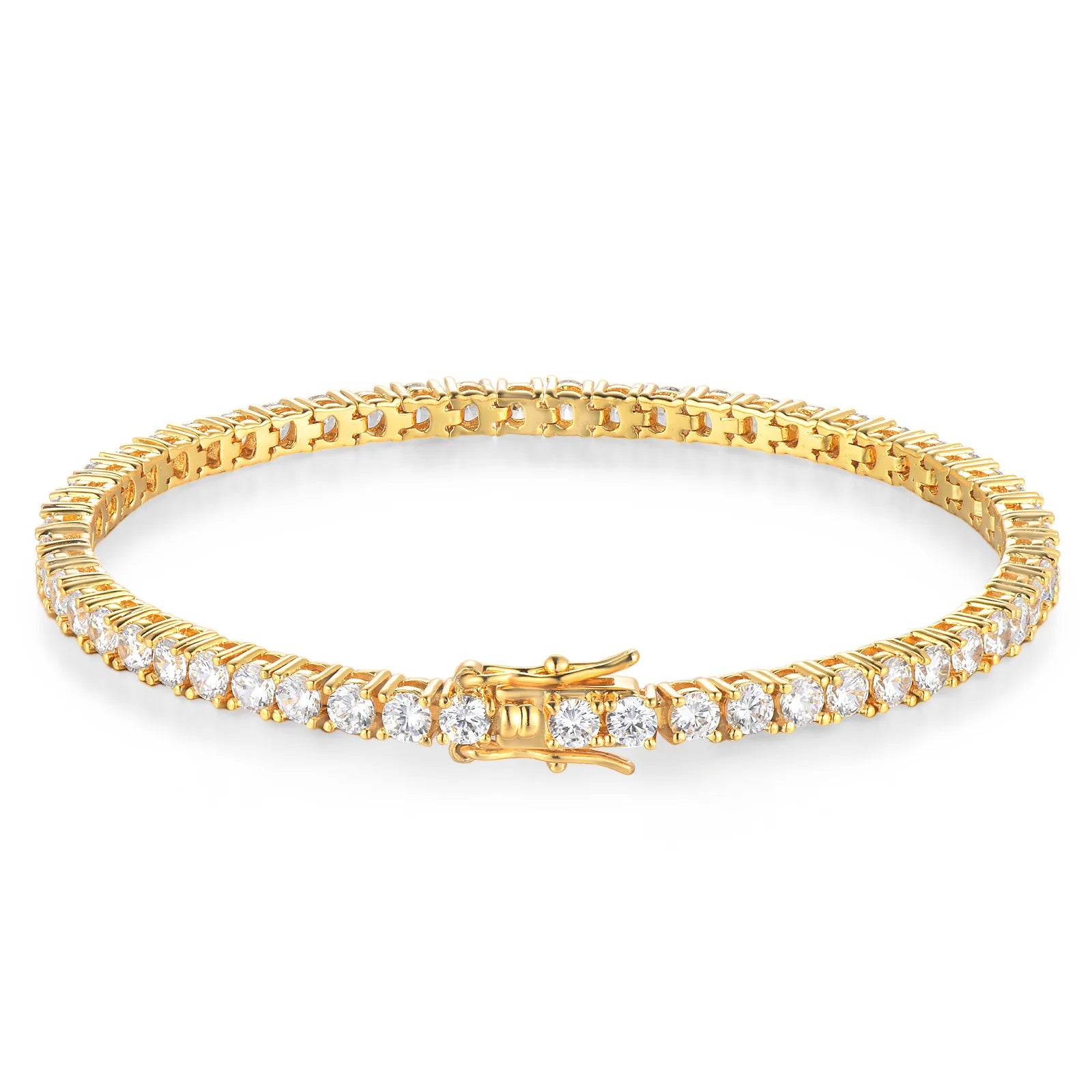Moissanite Tennis Bracelet 925 Sterling Silver Classic Jewelry