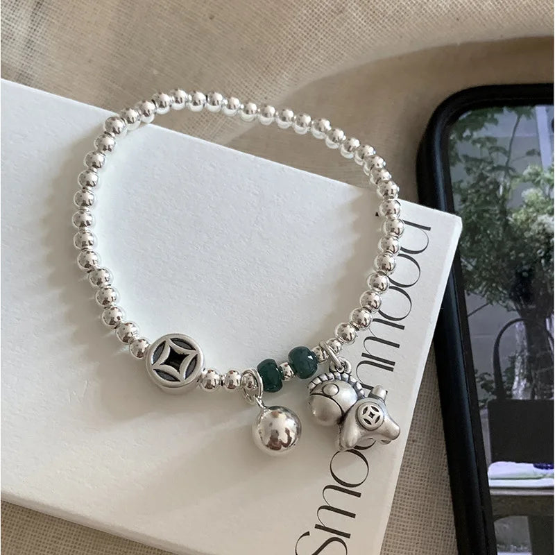 Sterling Silver Butterfly Bracelet by Ventfille for Girls