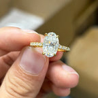 Moissanite Diamond Ring for Women in 925 Silver - PureNew