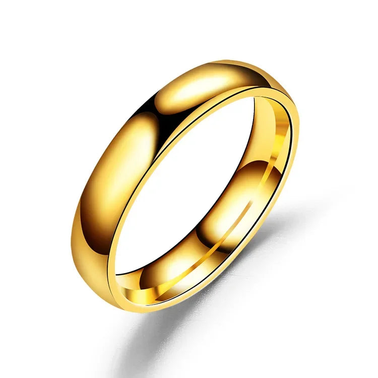 Titanium Wedding Rings for Women and Men - High Polished