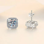 Mosite Square Stud Earrings for Women - Fashion Jewelry