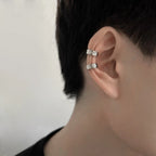 Stainless Steel Clip Earrings for Men and Women Trendy Jewelry