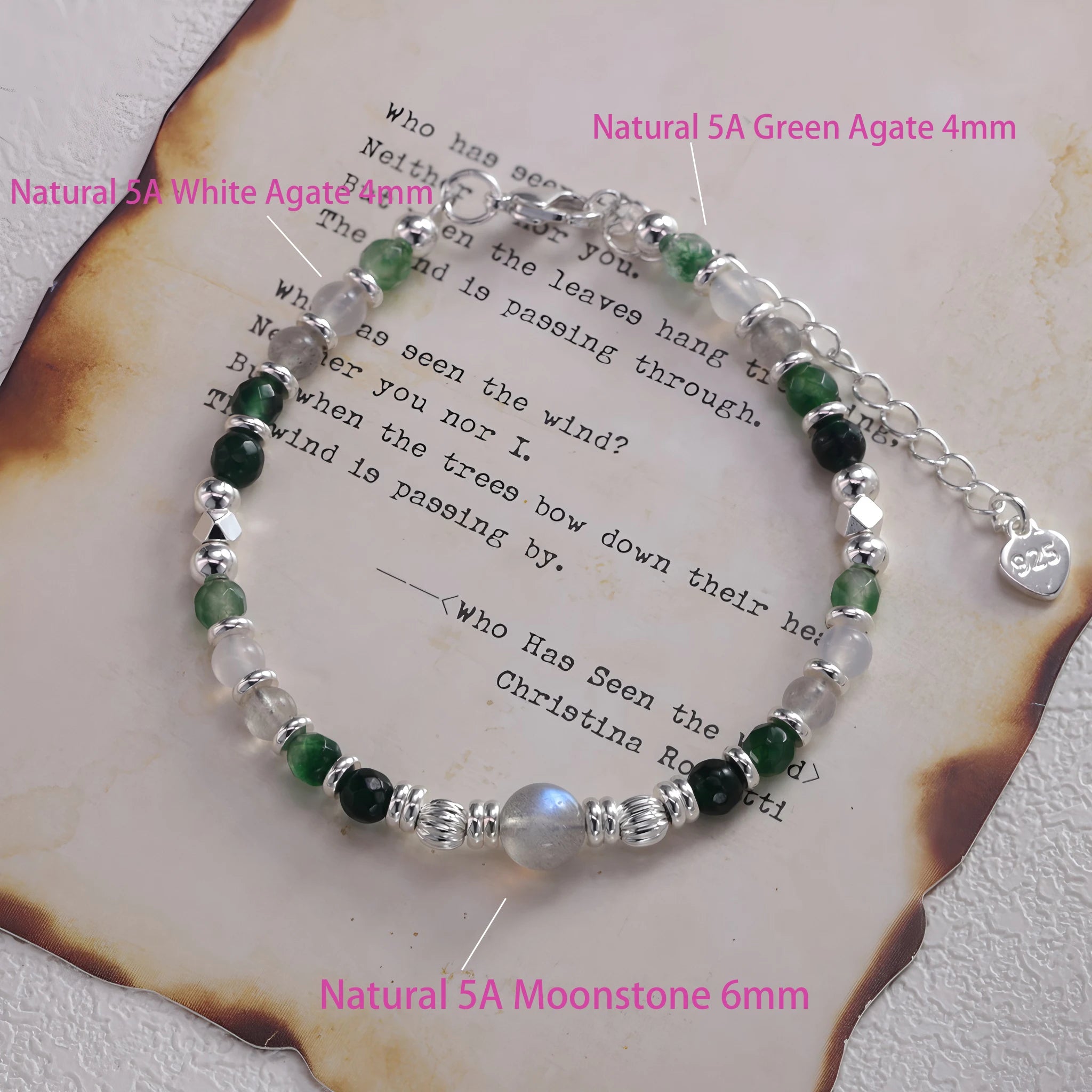 Sterling Silver Butterfly Bracelet by Ventfille for Girls