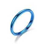 Titanium Wedding Rings for Women and Men - High Polished
