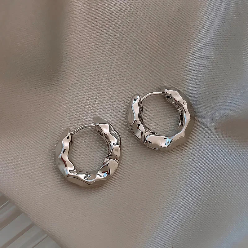 925 Sterling Silver Hoop Earrings for Women by REETI