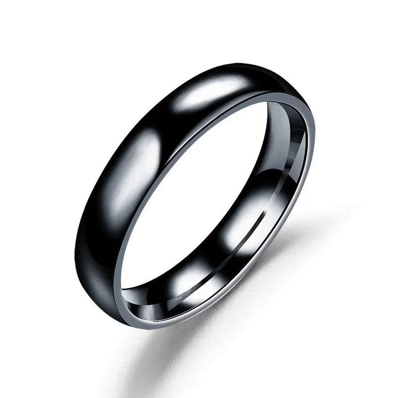 Titanium Wedding Rings for Women and Men - High Polished