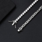 Moissanite Tennis Bracelet 925 Sterling Silver Classic Jewelry