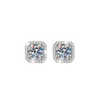 Mosite Square Stud Earrings for Women - Fashion Jewelry
