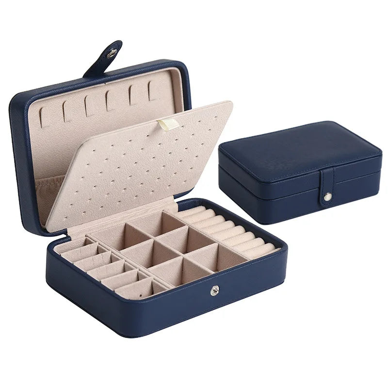 Leather Jewelry Box Organizer
