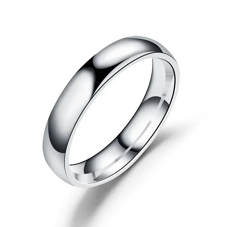 Titanium Wedding Rings for Women and Men - High Polished