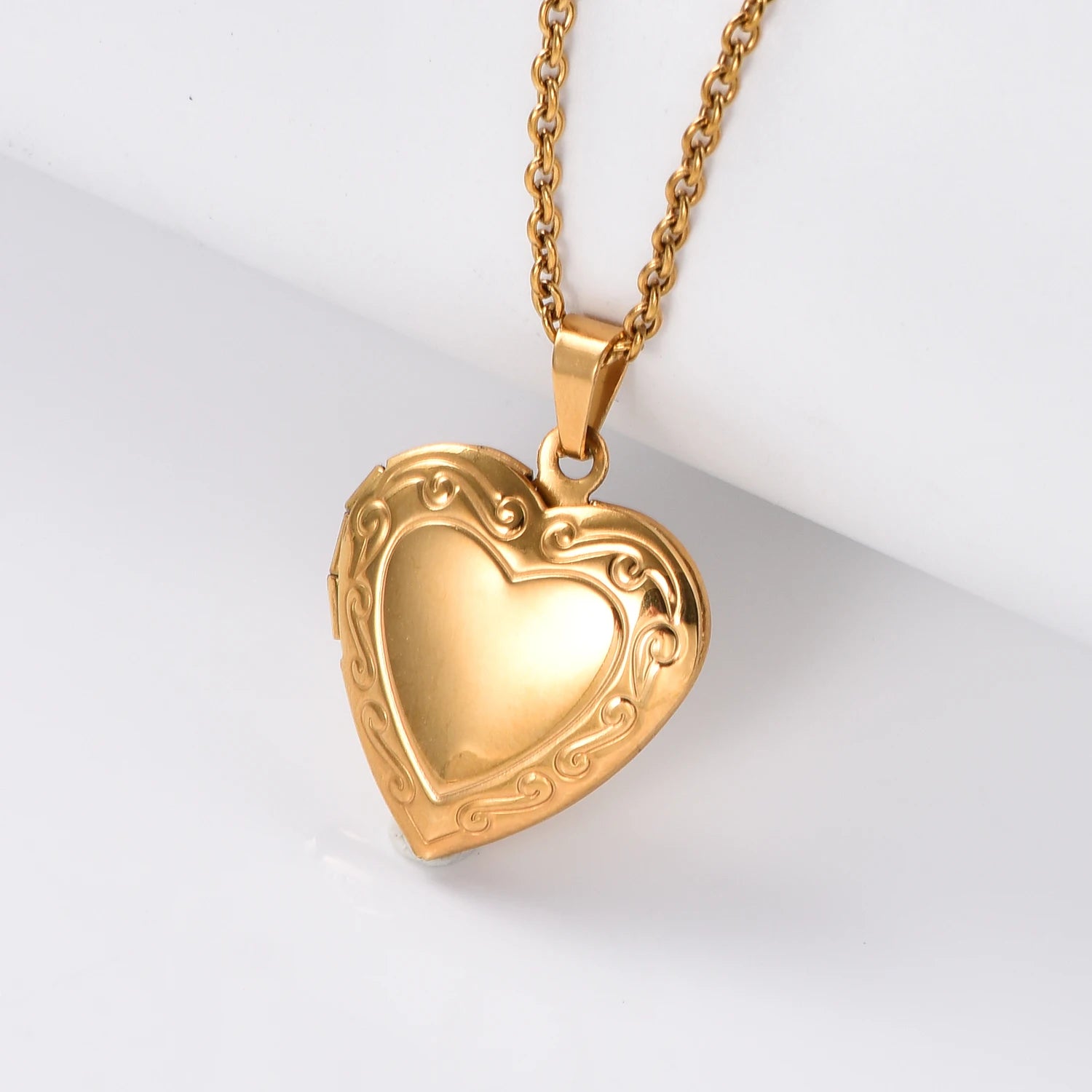 Love Heart Stainless Steel Pendant Necklace by HODARL