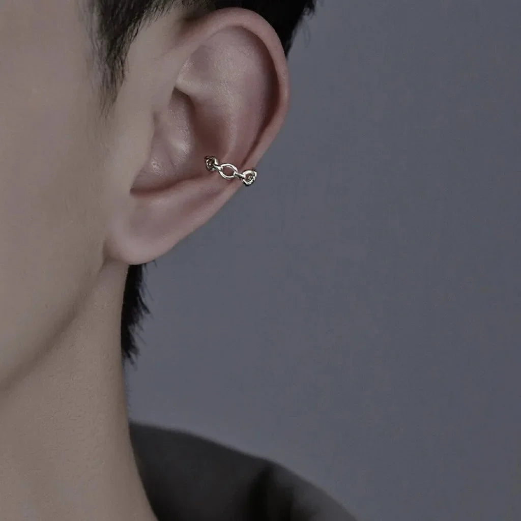 Stainless Steel Clip Earrings for Men and Women Trendy Jewelry