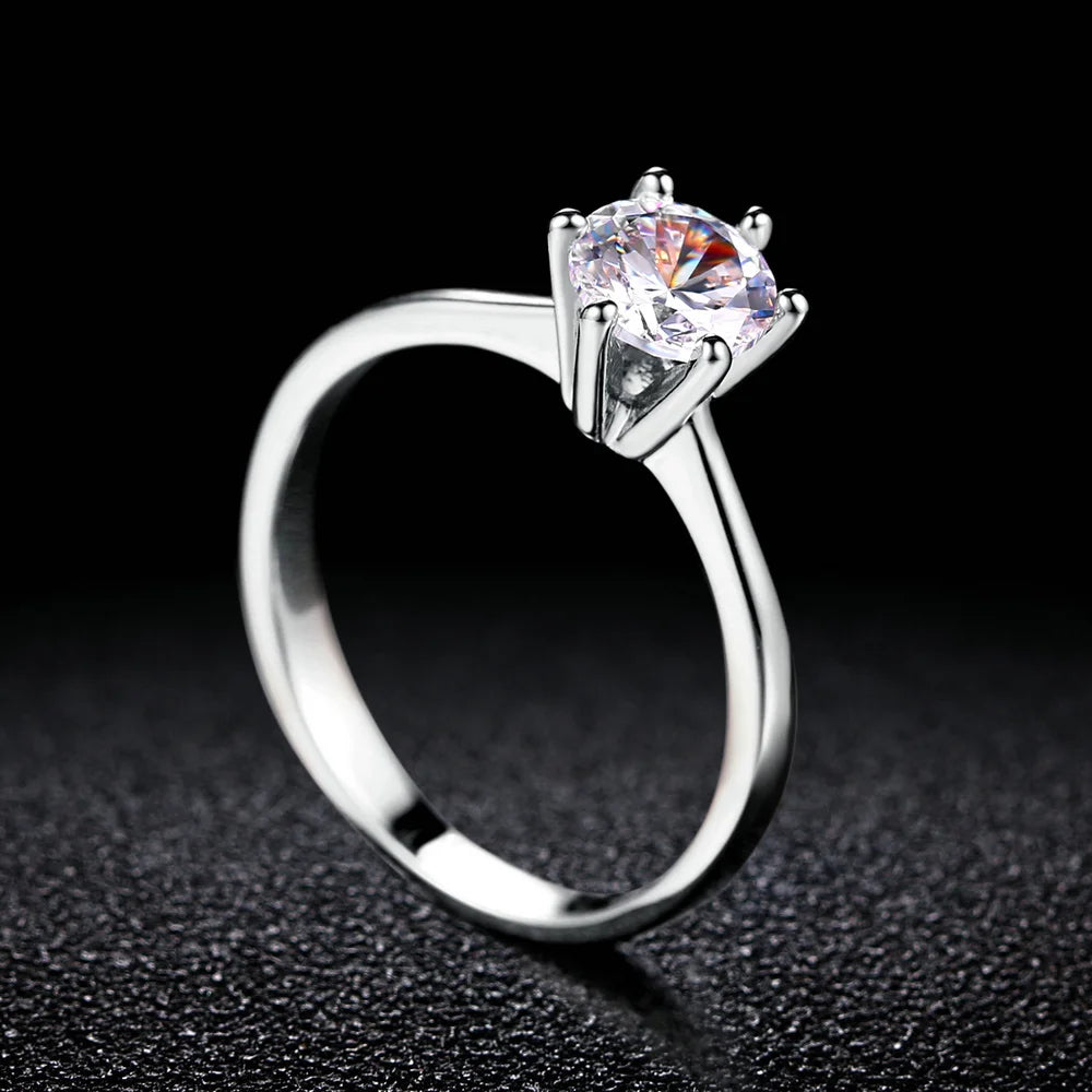 Classic Gold Color Zirconia Wedding Ring for Women R174